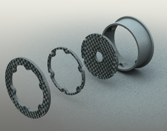 CARBON REVOLVER KIT 4PCS